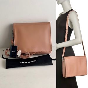✨New MATT & NAT Dover Loom Flap Vegan Leather Crossbody Bag